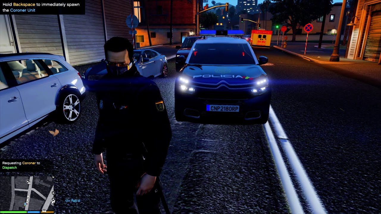 #LSPDFR - CNP C5 - Estado de Alarma / Control de horarios establecidos - #GTAV