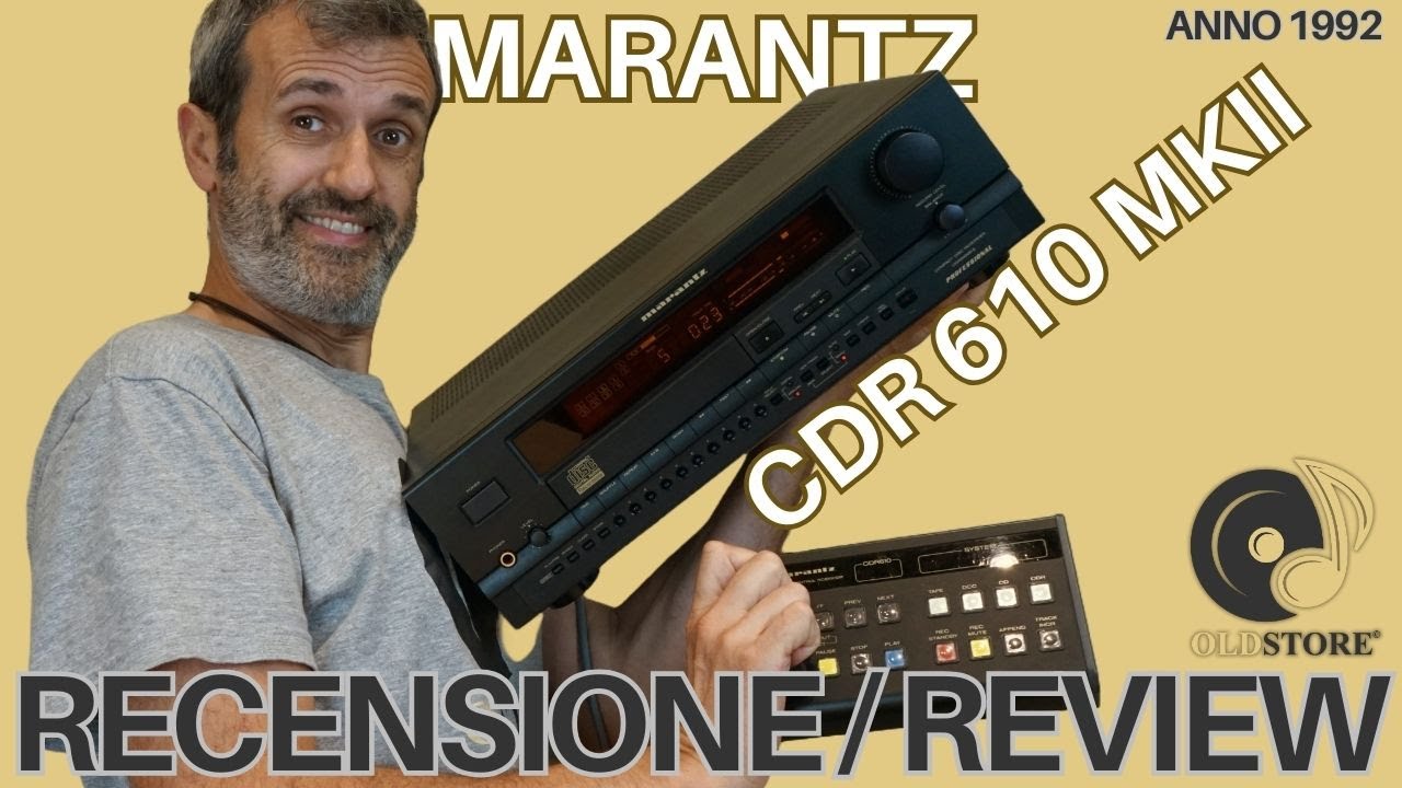 Marantz CDR 610 MK2 - lettore CD - RECENSIONE / REVIEW