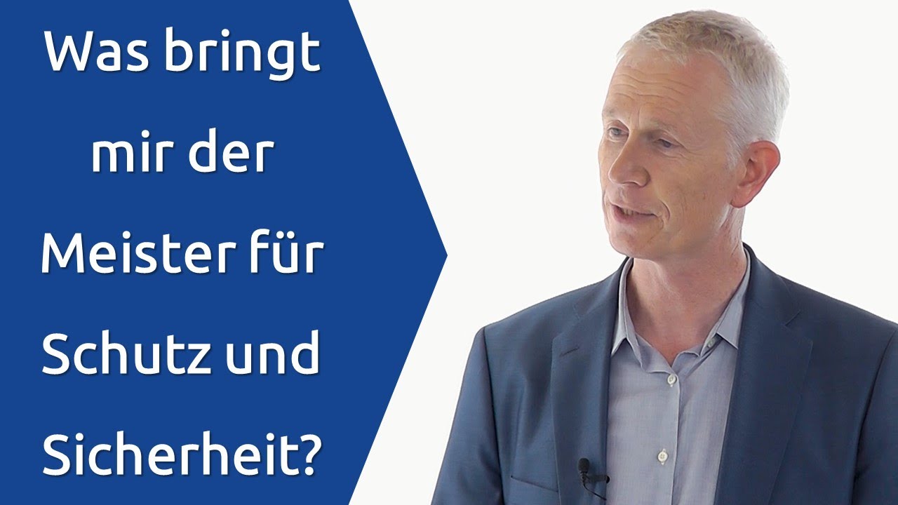 Meister für Schutz und Sicherheit: Was bringt mir der Meister für Schutz und Sicherheit (2021)