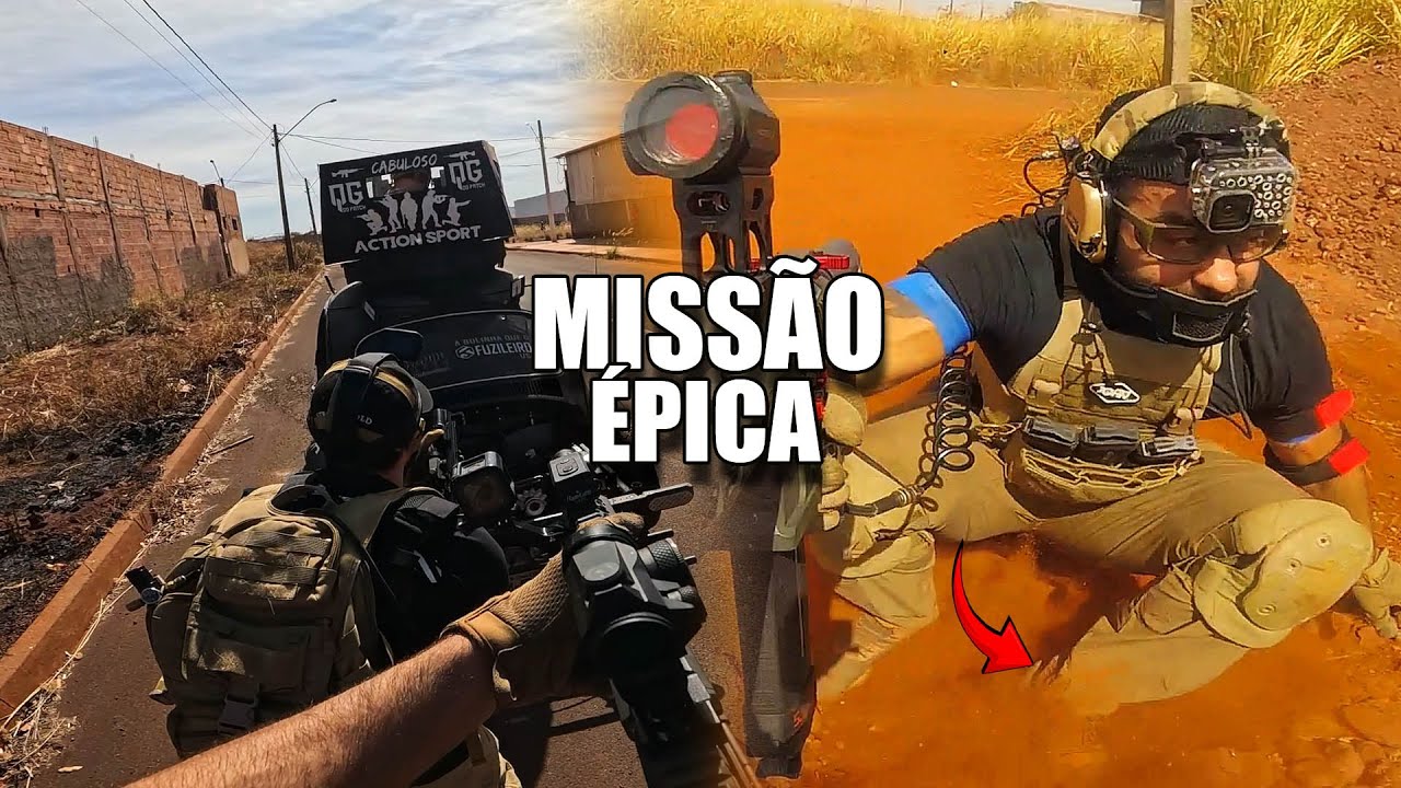 ADRENALINA PURA E MUITA AÇÃO na Operação Urutu - Airsoft Gameplay