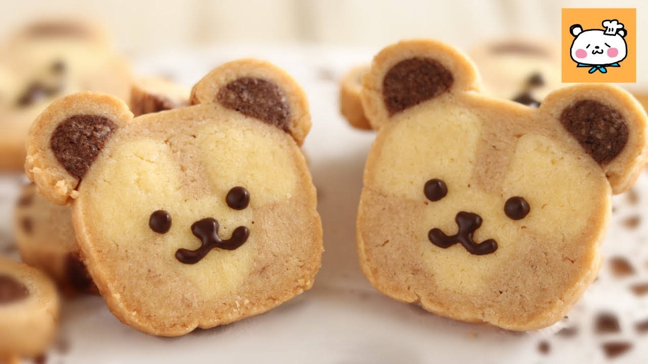 ダッフィーのアイスボックスクッキー作ってみた! Duffy Icebox Cookie｜HidaMari Cooking