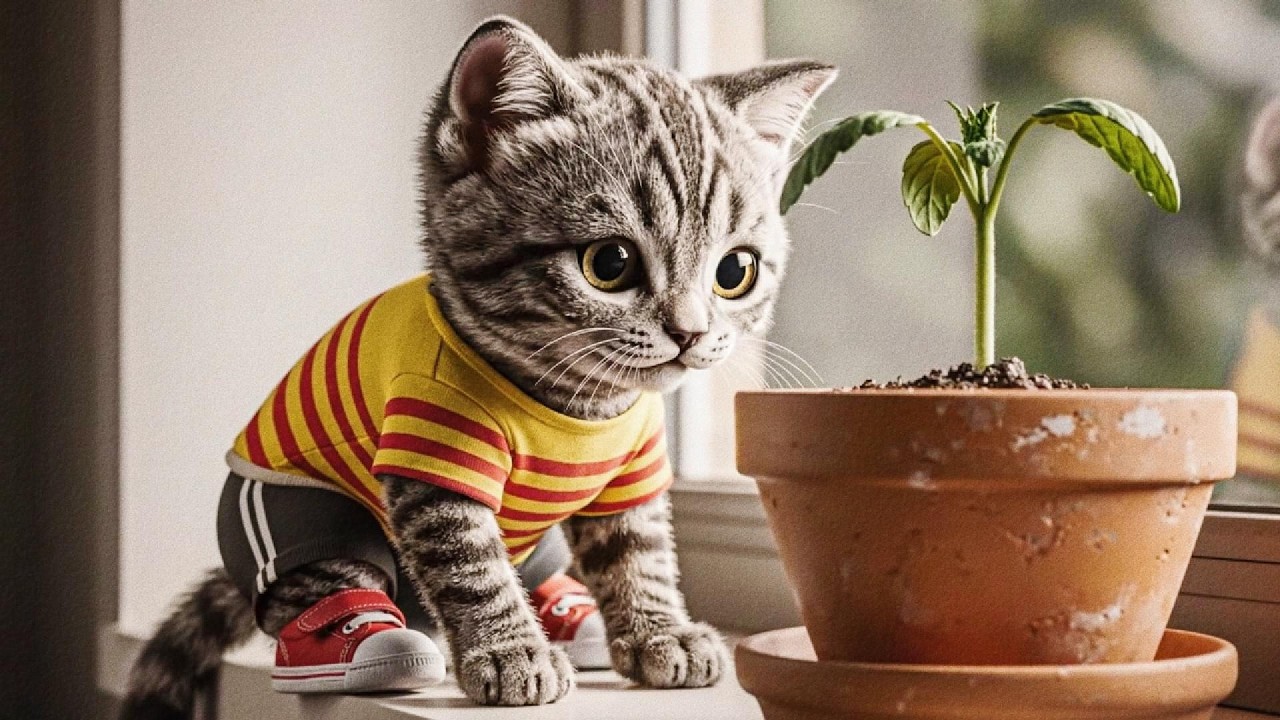 This Secret Friend Surprised Edgar! 🌱🐾