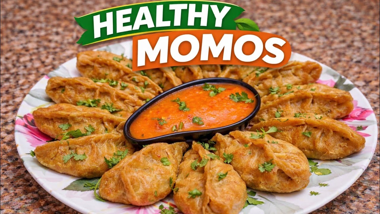 Healthy Momos Recipe | गेहूं के आटे से बने हेल्दी मोमोज़ | Veg Healthy Momos at Home