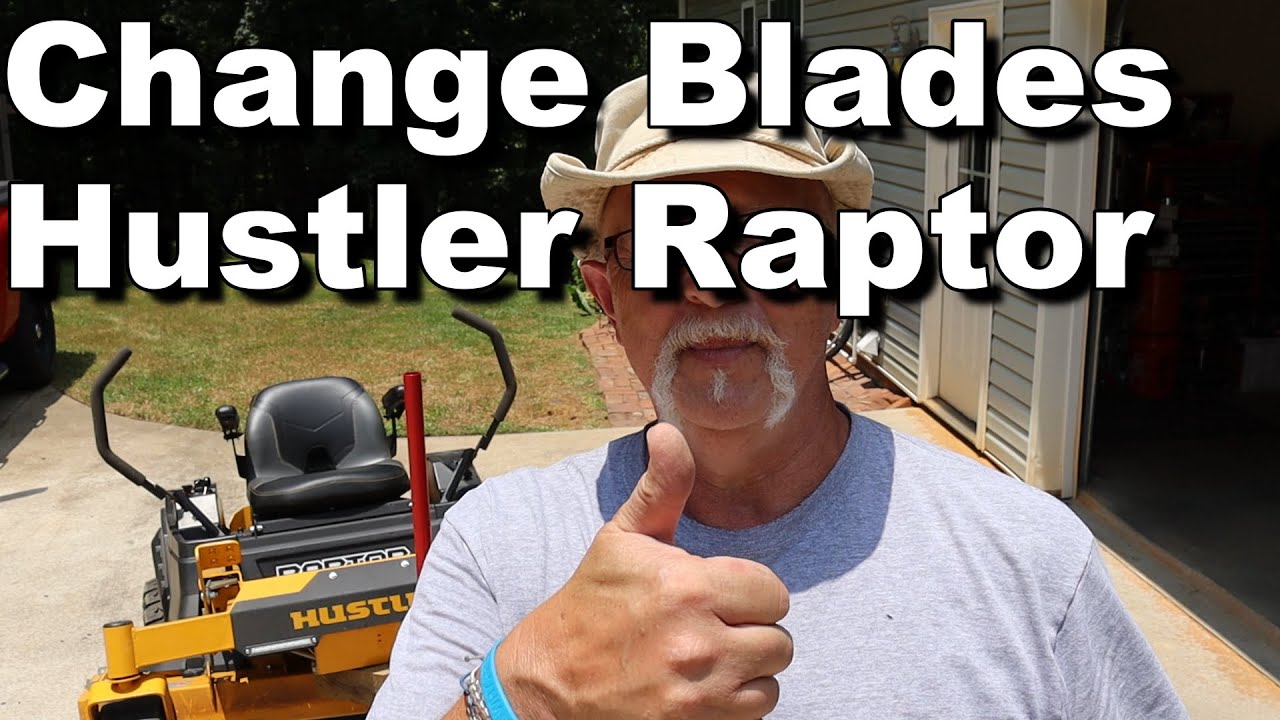 Замена ножей на газонокосилке Hustler Raptor