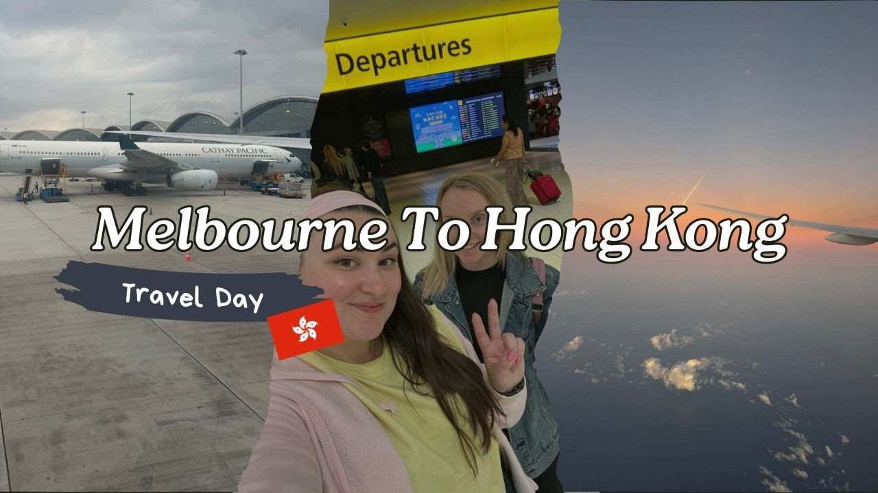 Travel Day | Australia to Hong Kong ✈️ Royal Garden Hotel Room Tour & Exploring Victoria Harbour.
