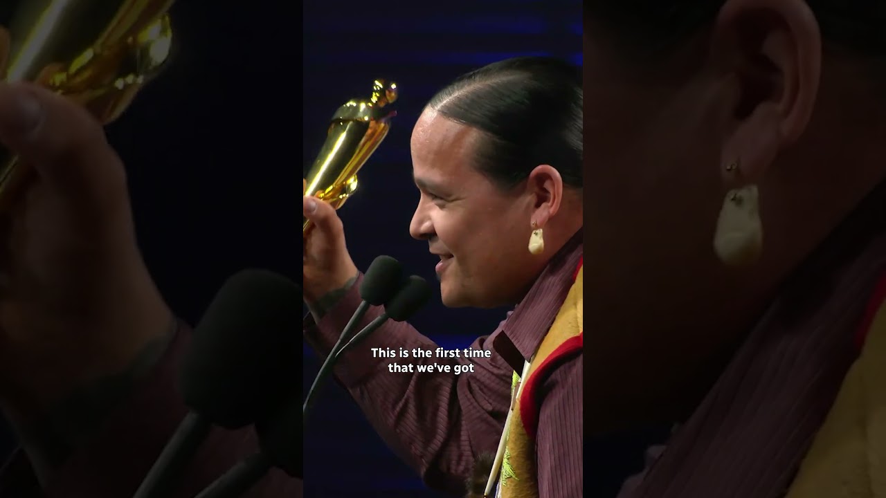 Bear Creek wins the Juno award for traditional Indigenous artist or group of the year.
