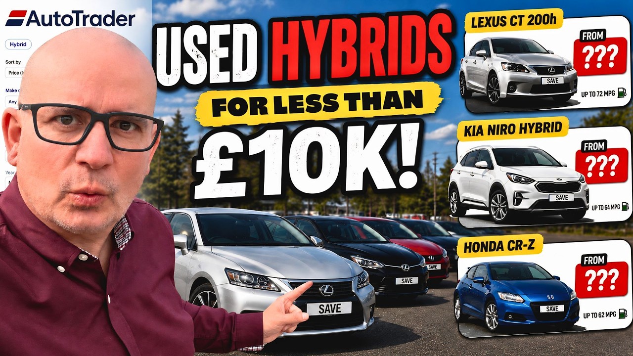 CHEAP TO RUN Hybrid Cars for UNDER &pound;10k and, no...you don't need to plug them in
