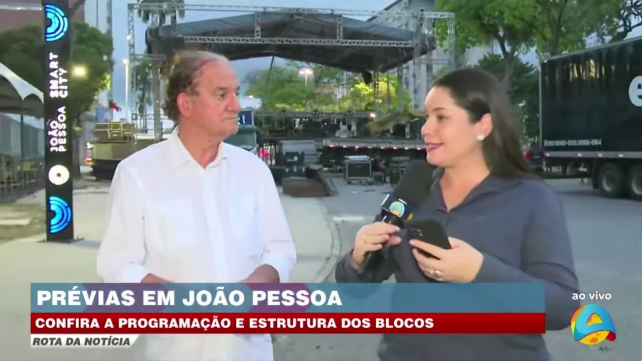 Rota da notícia - Pré-Carnaval em João Pessoa terá programação definida e estrutura reforçada
