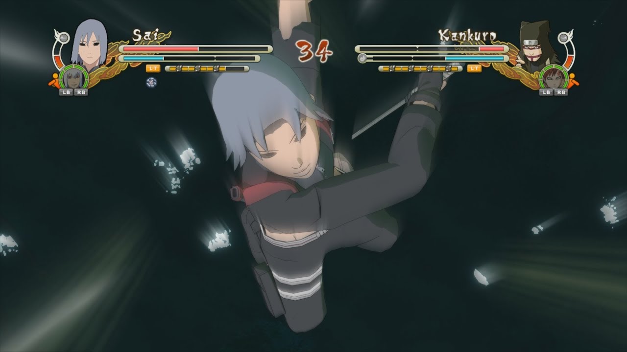 Naruto Storm 3: Full Burst - MODS - Shin (Sai) vs Kankurou