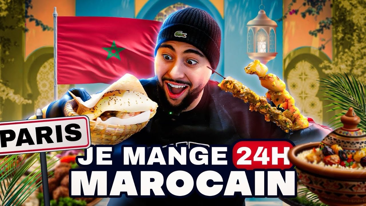 🇲🇦JE MANGE 24H MAROCAIN SUR PARIS🤤