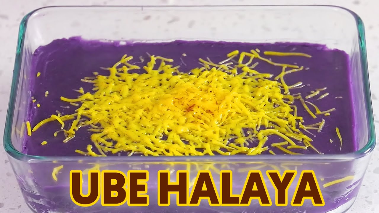 Ube Halaya with Cheese Recipe