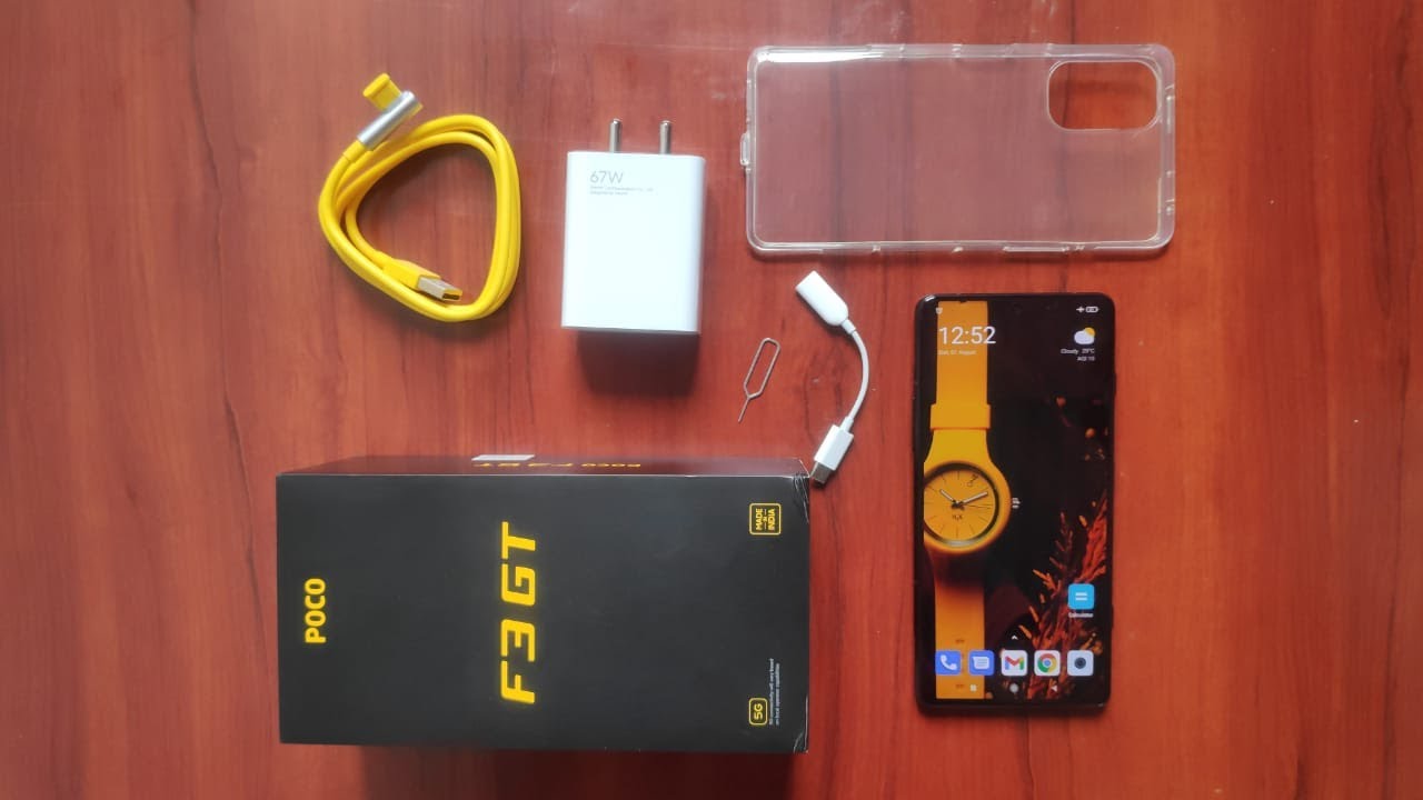 POCO F3 GT Unboxing and first look !!! #PocoF3GT