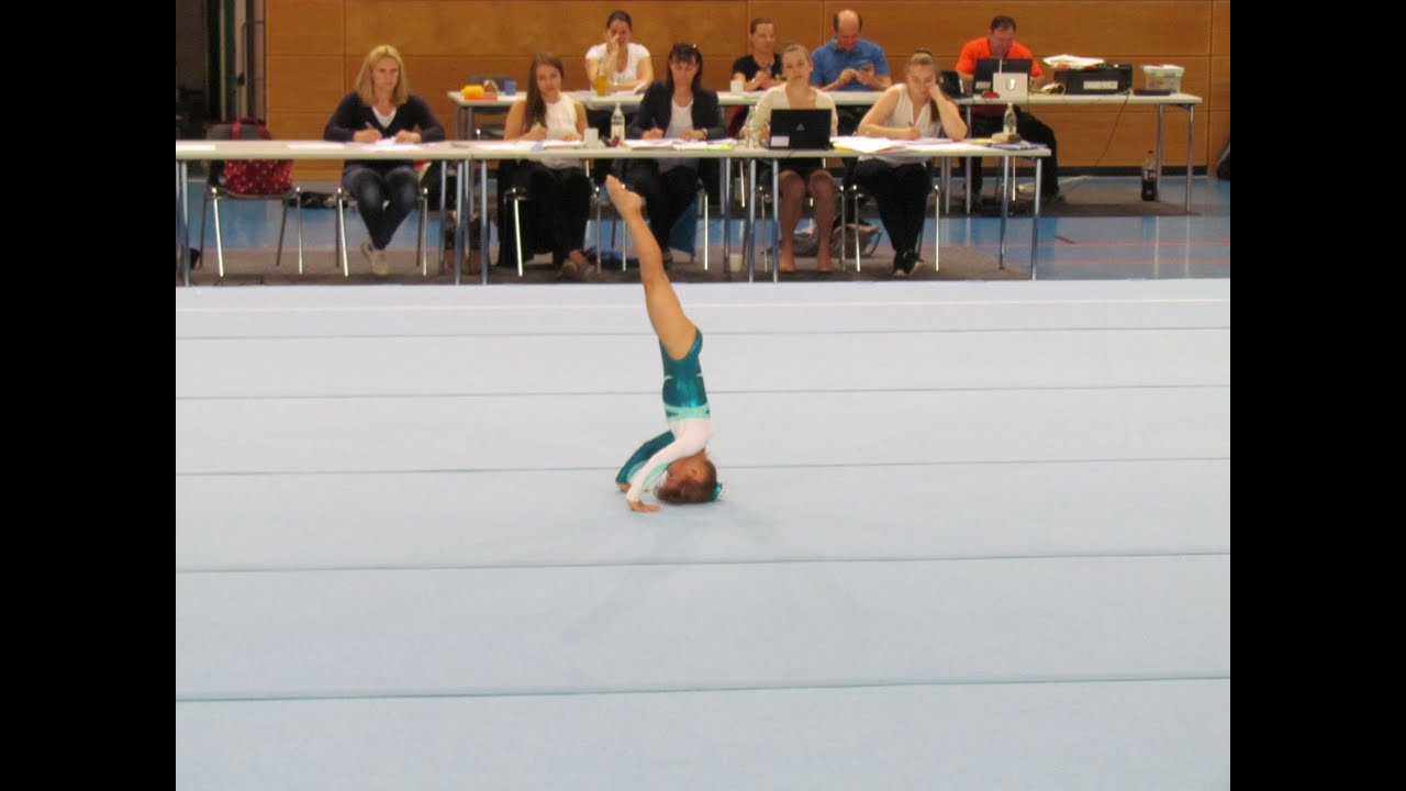 Johanna Schuberth Bayerische Meisterschaft 2017 Einzel Turnen AK 6