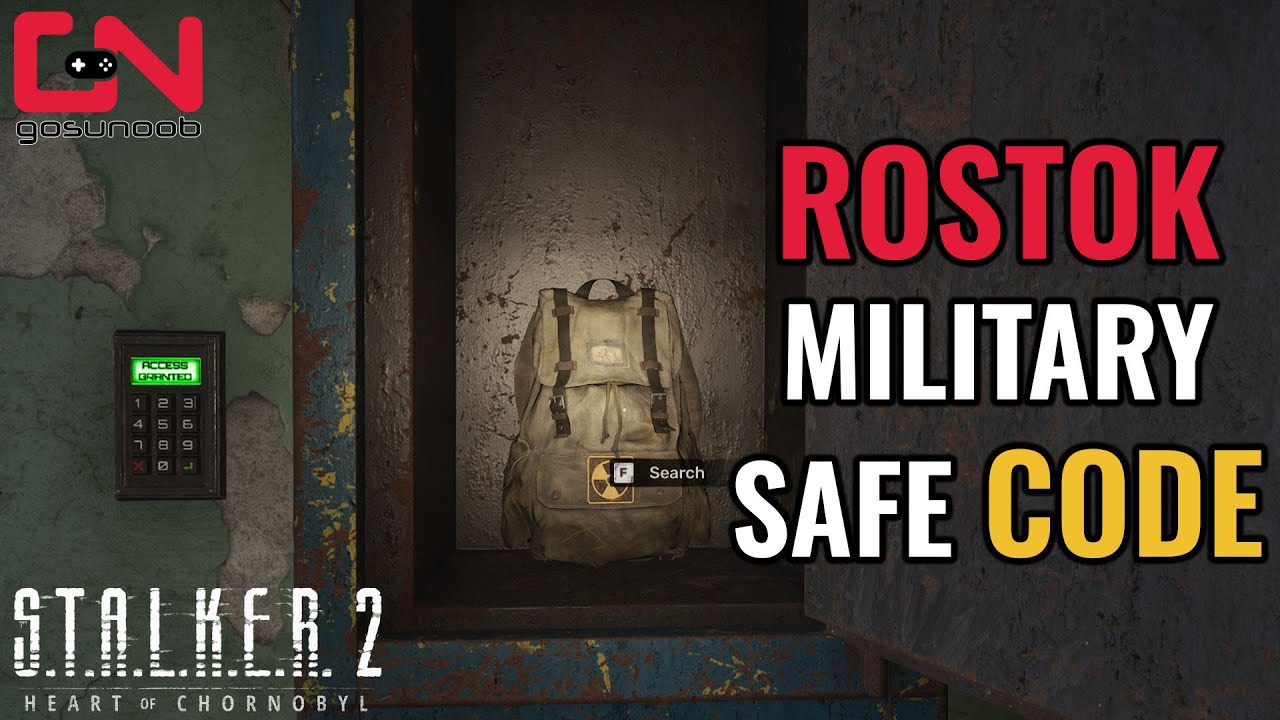 Stalker 2 Rostok Safe Keypad Code for Stash - Private, Sergeant, 1st Lieutenant PDA Locations