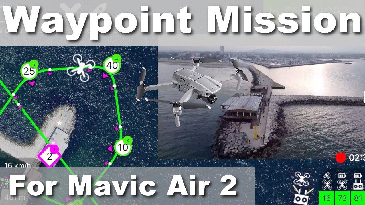 Waypoint Mission With DJI Mavic Air2  - Maven App
