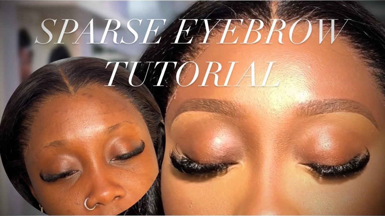 EASY EYEBROW TUTORIAL FOR BEGINNERS USING PENCIL | SPARSE EYEBROW TUTORIAL