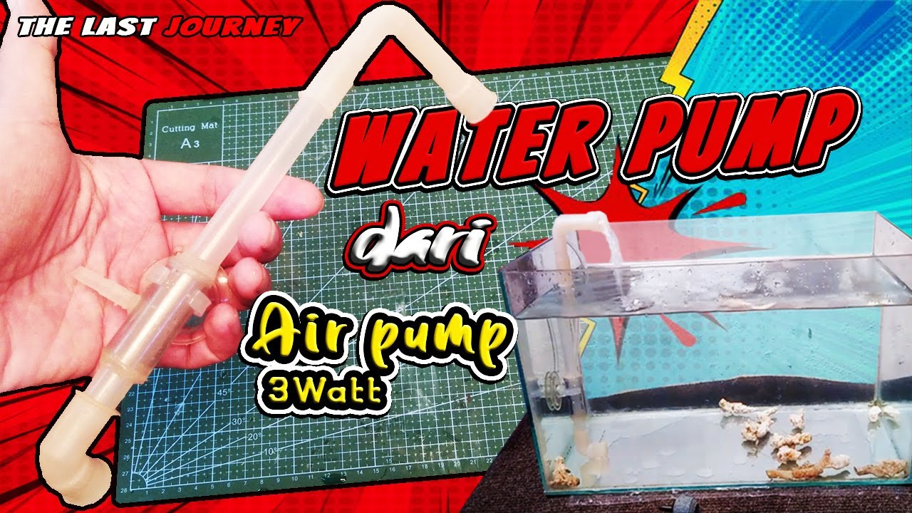 cara membuat pompa air dari aerator
