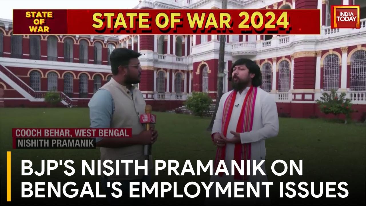 BJP Over Cooch Behar Candidate Nisith Pramanik Exclusive On Bengal Violence & Mamata Banerjee Govt
