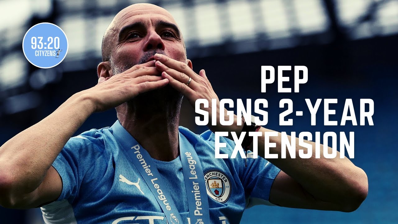 OFFICIAL: Pep Guardiola Signs Two-Year Contract Extension | Man City News