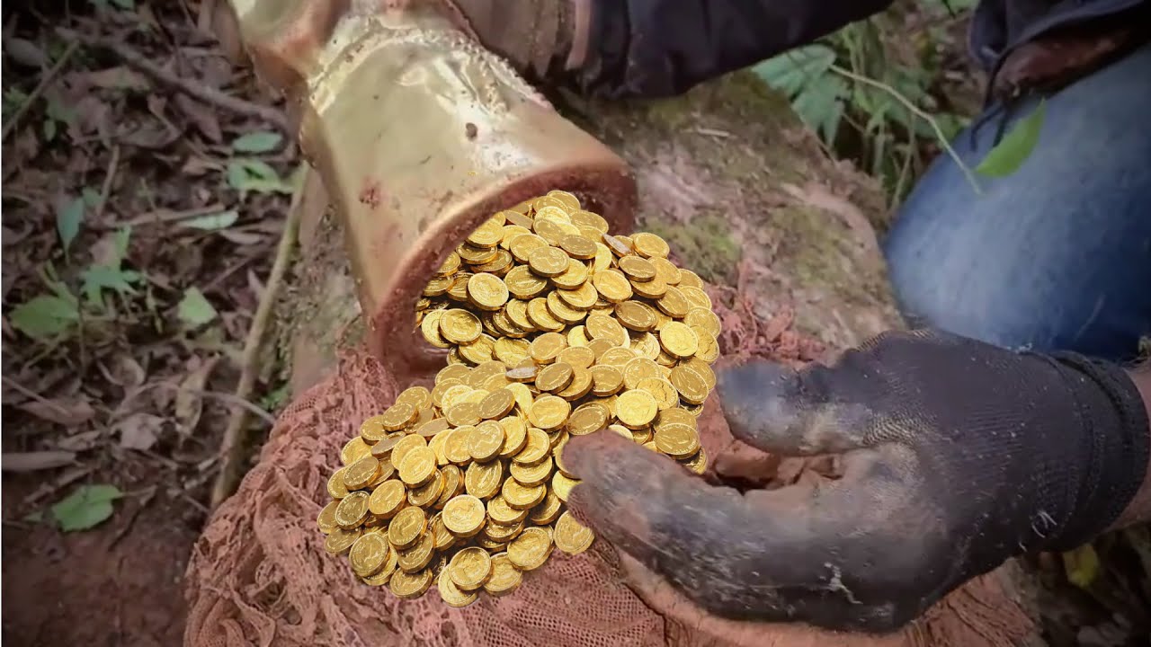 5 ESCULTURAS encontradas CHEIAS de OURO!! Ginho da Selva
