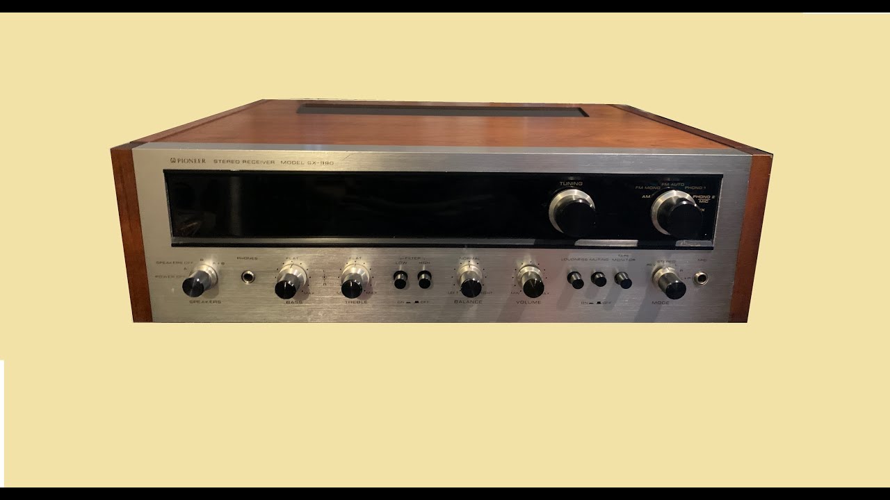 Pioneer SX-990 Receiver  No Power & No Sound Repair 1