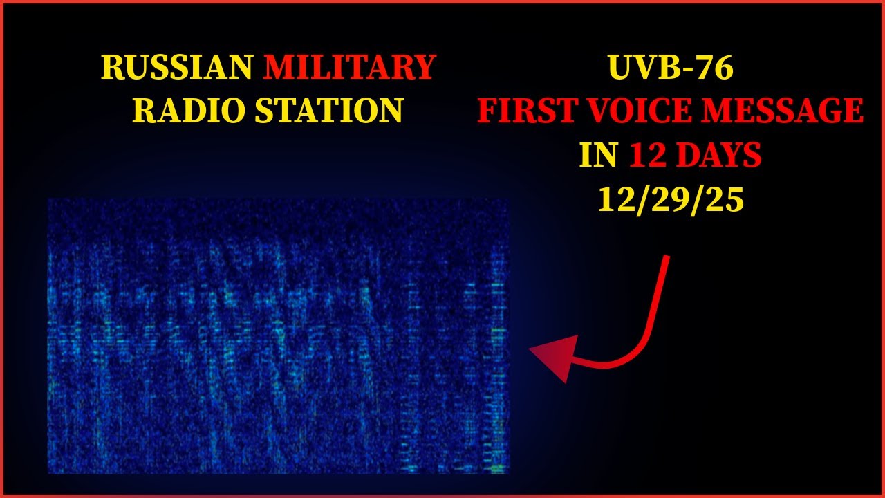 UVB-76/The buzzer first voice message in 12 days, 11/29/25, (4625khz)