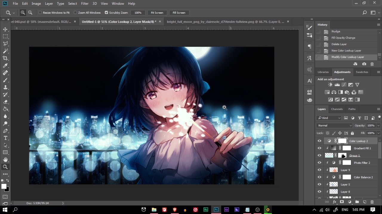 Speed Design Anime Manipulation for photoshop | Sampel 041 |