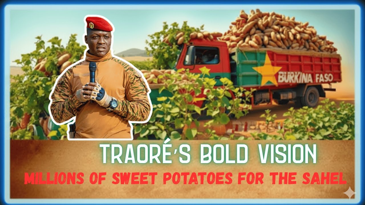 Ibrahim Traor&eacute;: Agricultural Innovation Plants 300M Sweet Potatoes in the Sahel Desert