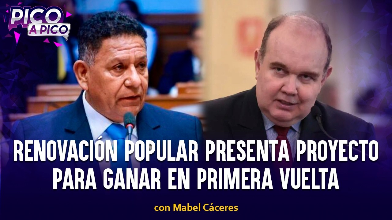 Renovación Popular presenta proyecto para ganar en primera vuelta | Pico a Pico con Mabel Cáceres