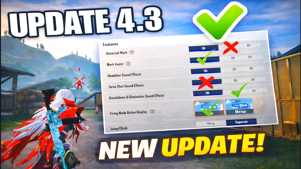 Update 4.3 | Best Settings & Sensitivity To Improve Headshots and Aim ❌️✅️ | PUBG MOBILE/ BGMI