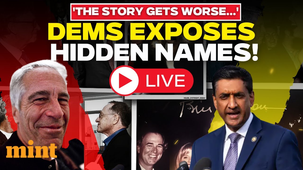 Epstein Files LIVE: Rep. RO Khanna Exposes Hidden Names In Epstein File | Trump | Clinton | Maxwell