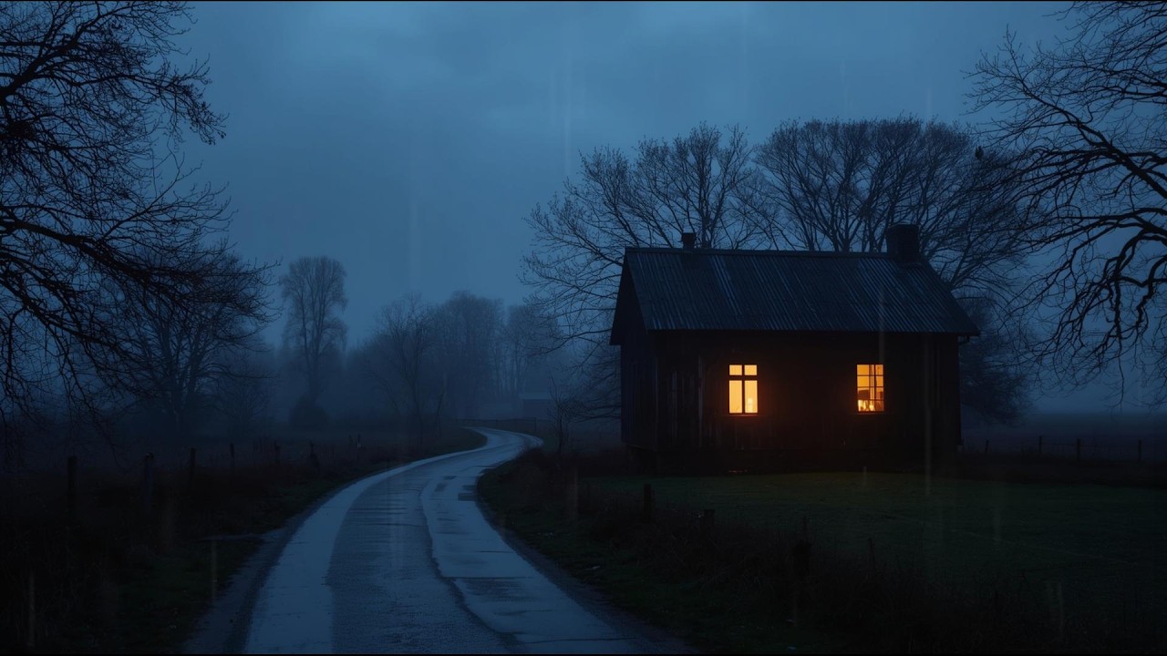Calming Night Rainfall ASMR | Relaxation and Powerful Rainfall Night Calm