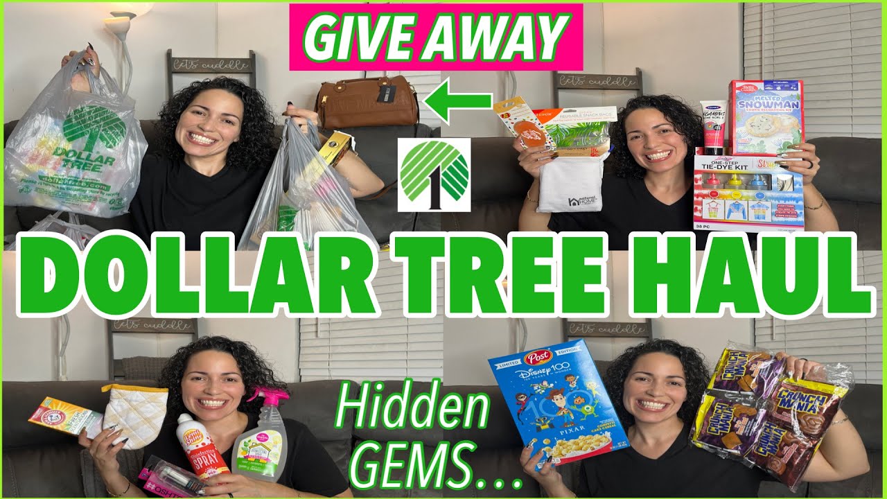DOLLAR TREE HAUL + GIVEAWAY! LOTS OF COOL HIDDEN GEMS! FANTASTIC FINDS FOR JUST $1.25!