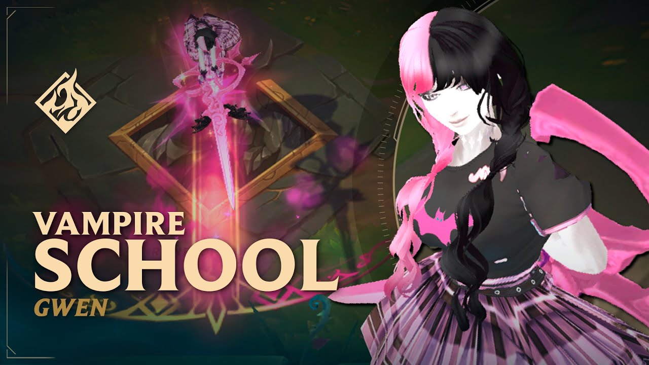 🧛&zwj;♀️ Vampire School Gwen 🧛&zwj;♀️ RuneForge&mdash;LoL Custom Skins