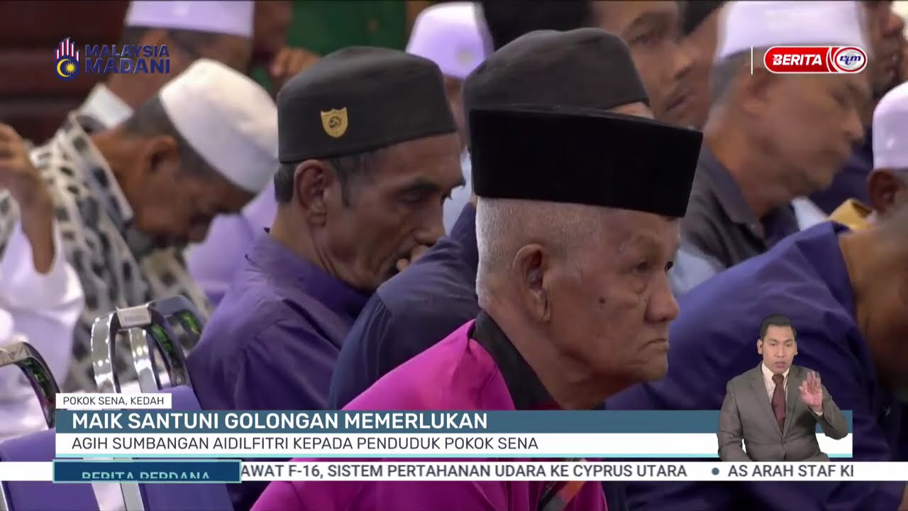 7 MAC 26 -BP- MAIK SANTUNI GOLONGAN MEMERLUKAN AGIH SUMBANGAN AIDILFITRI KEPADA PENDUDUK POKOK SENA