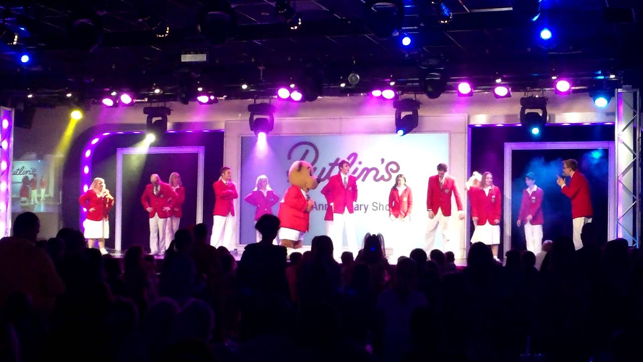 Butlins Minehead Red Coats do the Chocolate Dance (Chocolatte)