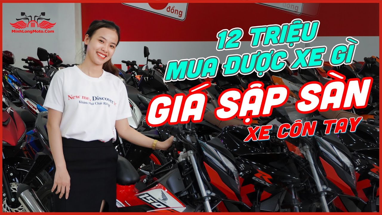 BÁO GIÁ XE CÔN TAY TỪ 40-60TR | Winner X, Satria, Sonic, Supra GTR, Mx King | Minh Long Motor
