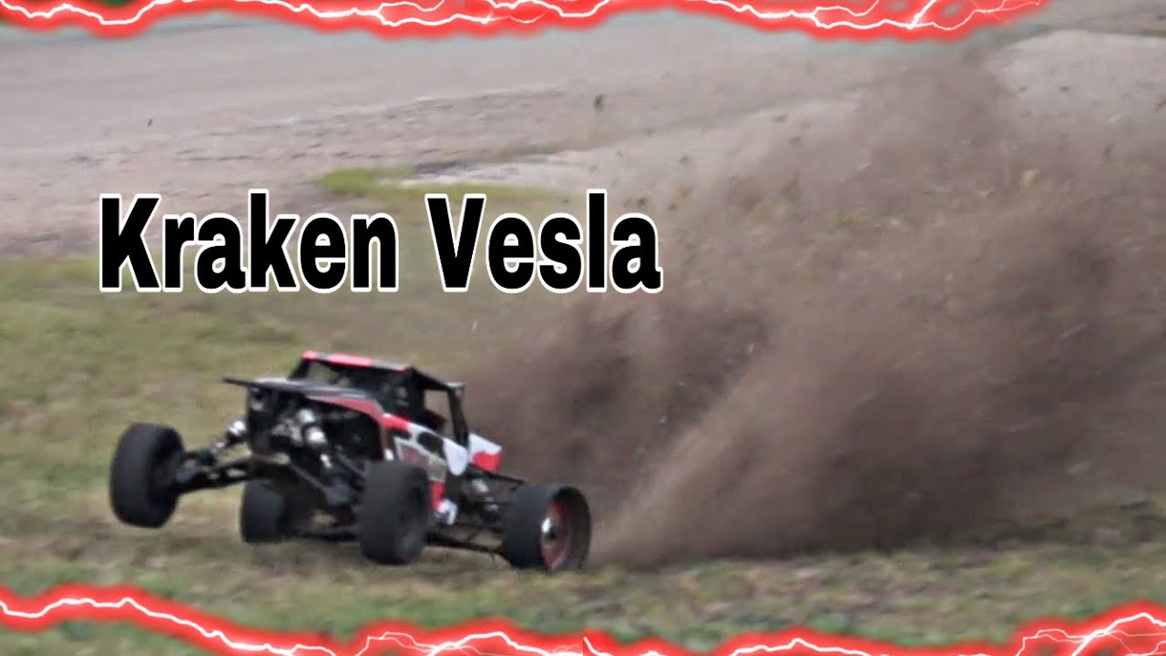 Gas RC Buggy Flies!!! The Kraken Vesla!