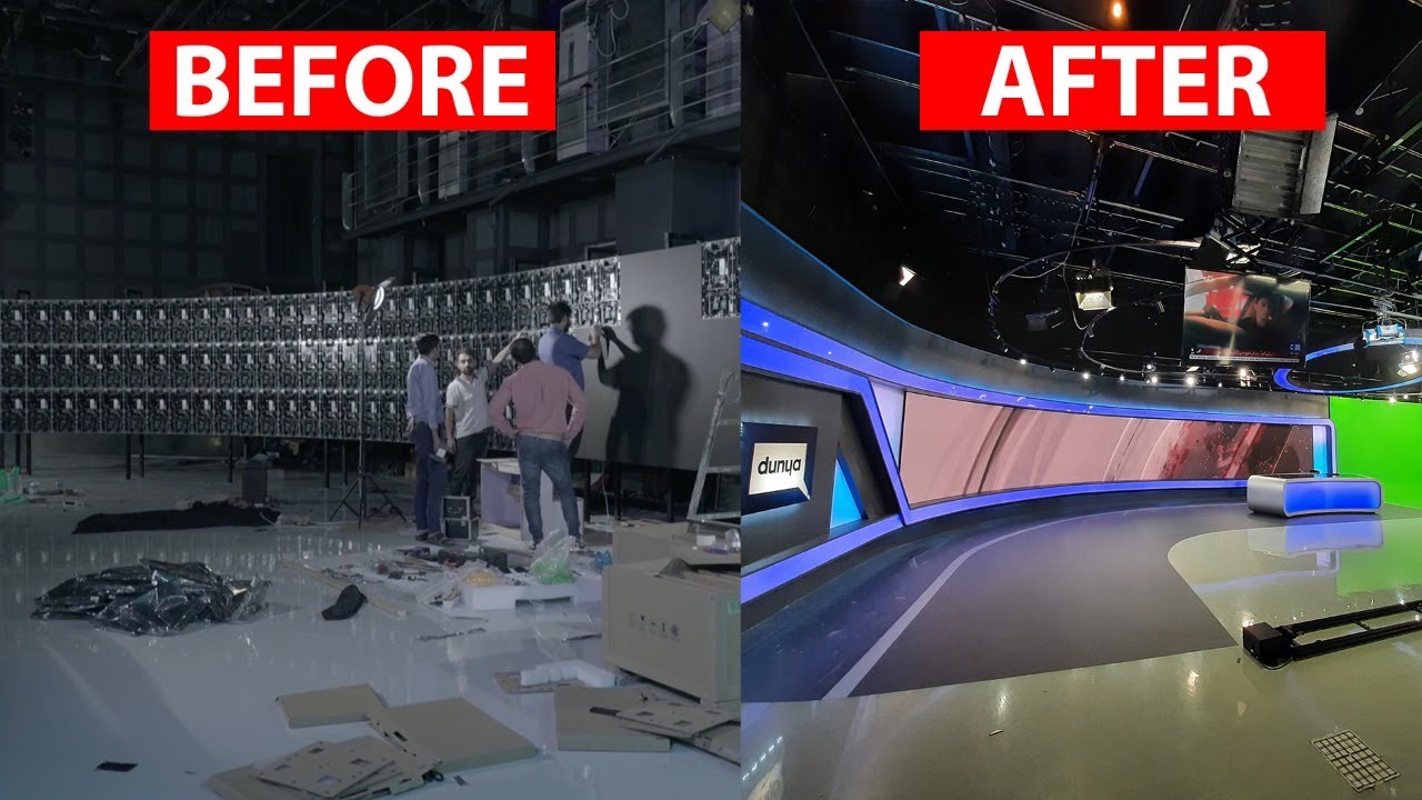 Setting Up Asia's Biggest Video Wall at Dunya TV Studios | Full Timelapse | Dunya News HD
