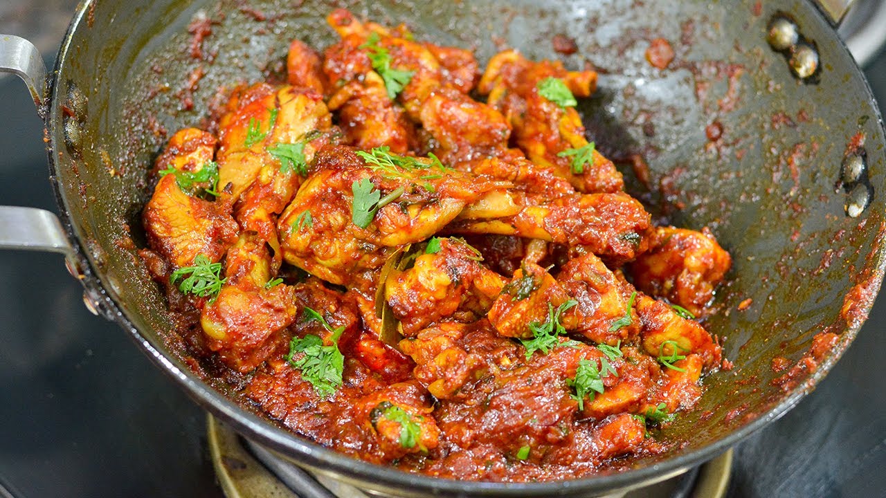 सुख्ख झणझणीत चिकन | Sukka Chicken Recipe | Chicken Sukka Recipe | Chicken Recipe