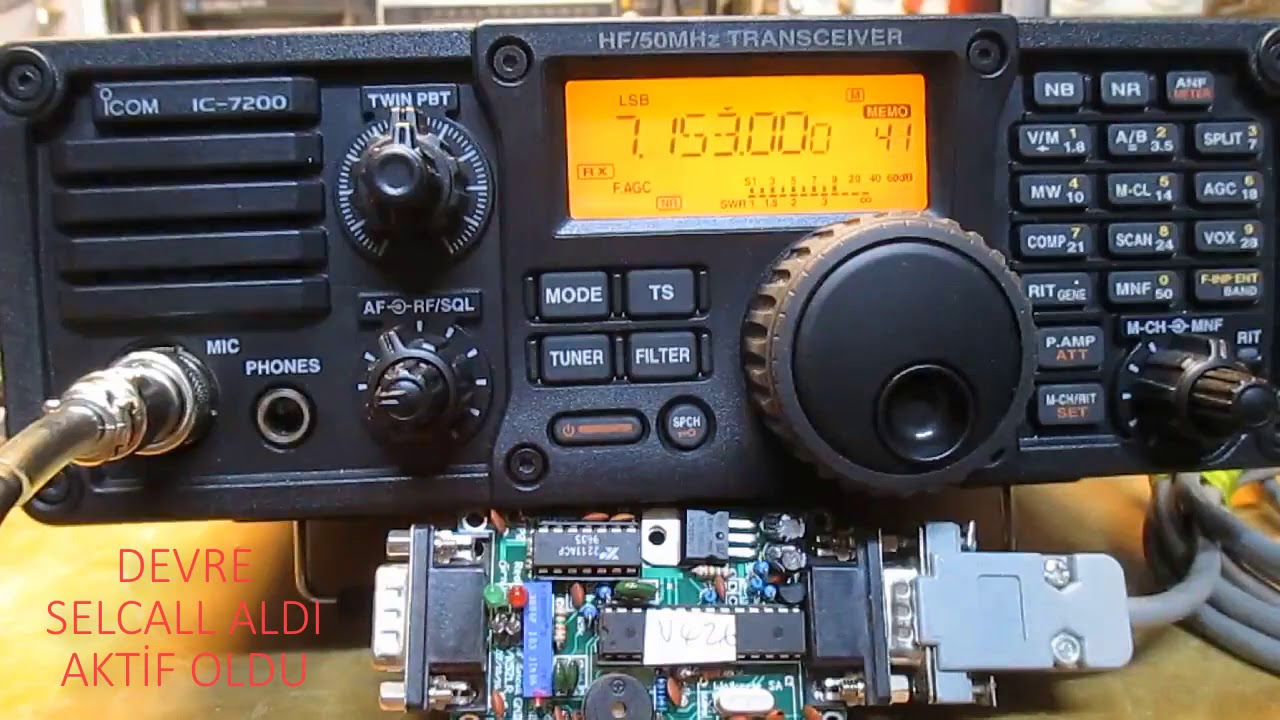 HF Selcall se&ccedil;meli &ccedil;agrı.