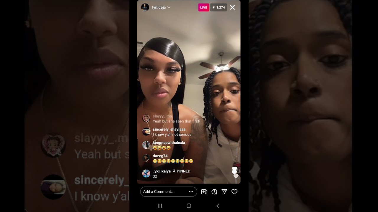 LYNDEJA IG LIVE 🥰🥰