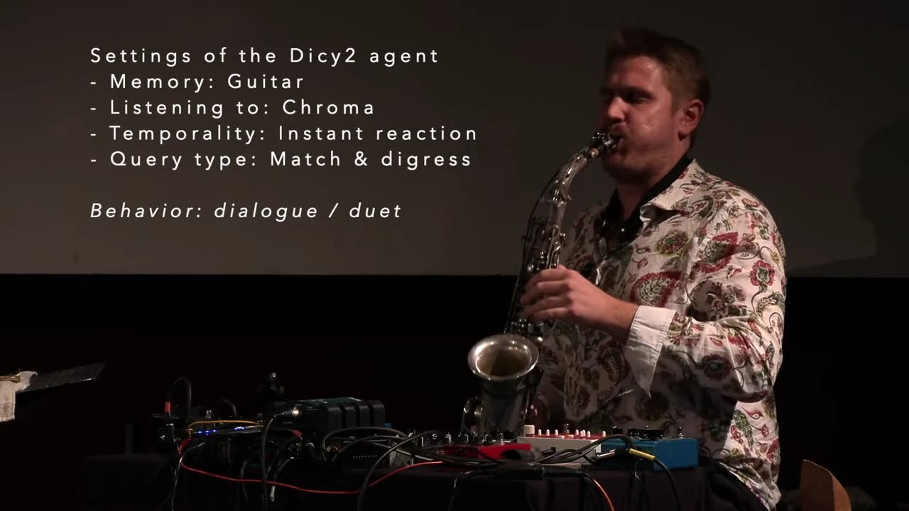 Ircam's Dicy2 generative musical agents - Some playing modes