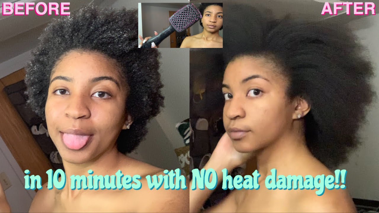 HOW TO: safely wash, detangle, and blow dry natural 4C hair + length check