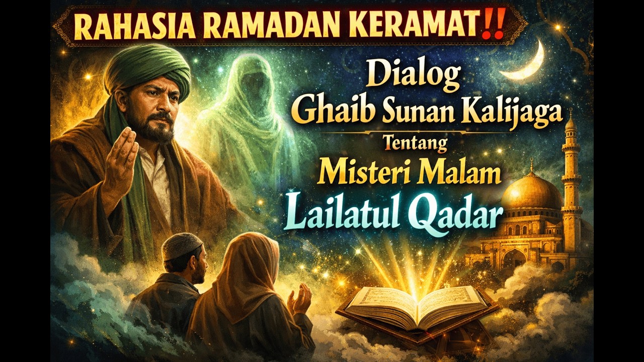 RAHASIA RAMADAN KERAMAT‼️ Dialog Ghaib Sunan Kalijaga Tentang Misteri Malam Lailatul Qadar