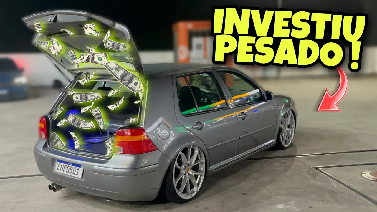 INVESTIU SEM D&Oacute; NO GOLF SAPAO , SUSPENS&Atilde;O A AR , ARO 20 E MUITO MAIS