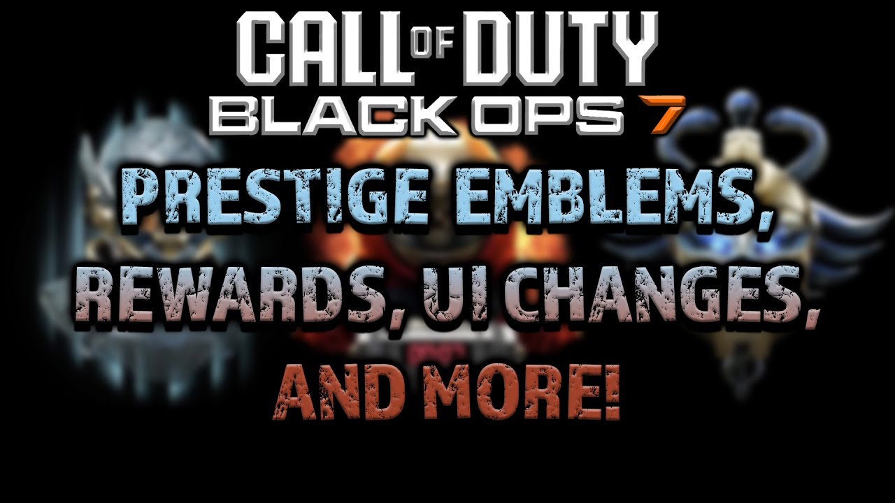 Treyarch сегодня раскрыла ОГРОМНУЮ информацию о BLACK OPS 7... Эмблемы престижа, награды и многое...