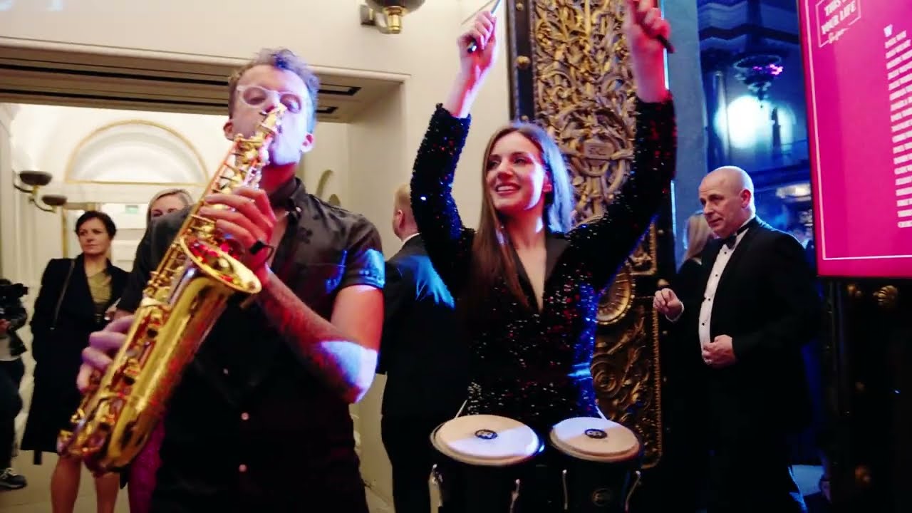 DJ, Sax & Percussion at St Georges Hall, Liverpool