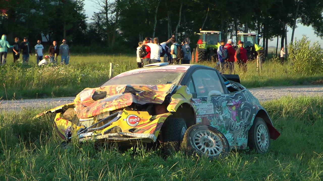 WRC Rally Poland - 71 Rajd Polski - CRASH Kruuda/Jarveoja os.9 Wieliczki