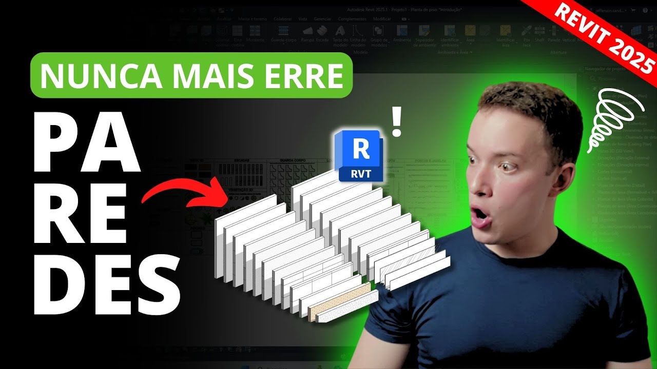 🔥 Como Criar Paredes Perfeitas no Revit: Dicas Essenciais para Iniciantes e Avan&ccedil;ados!